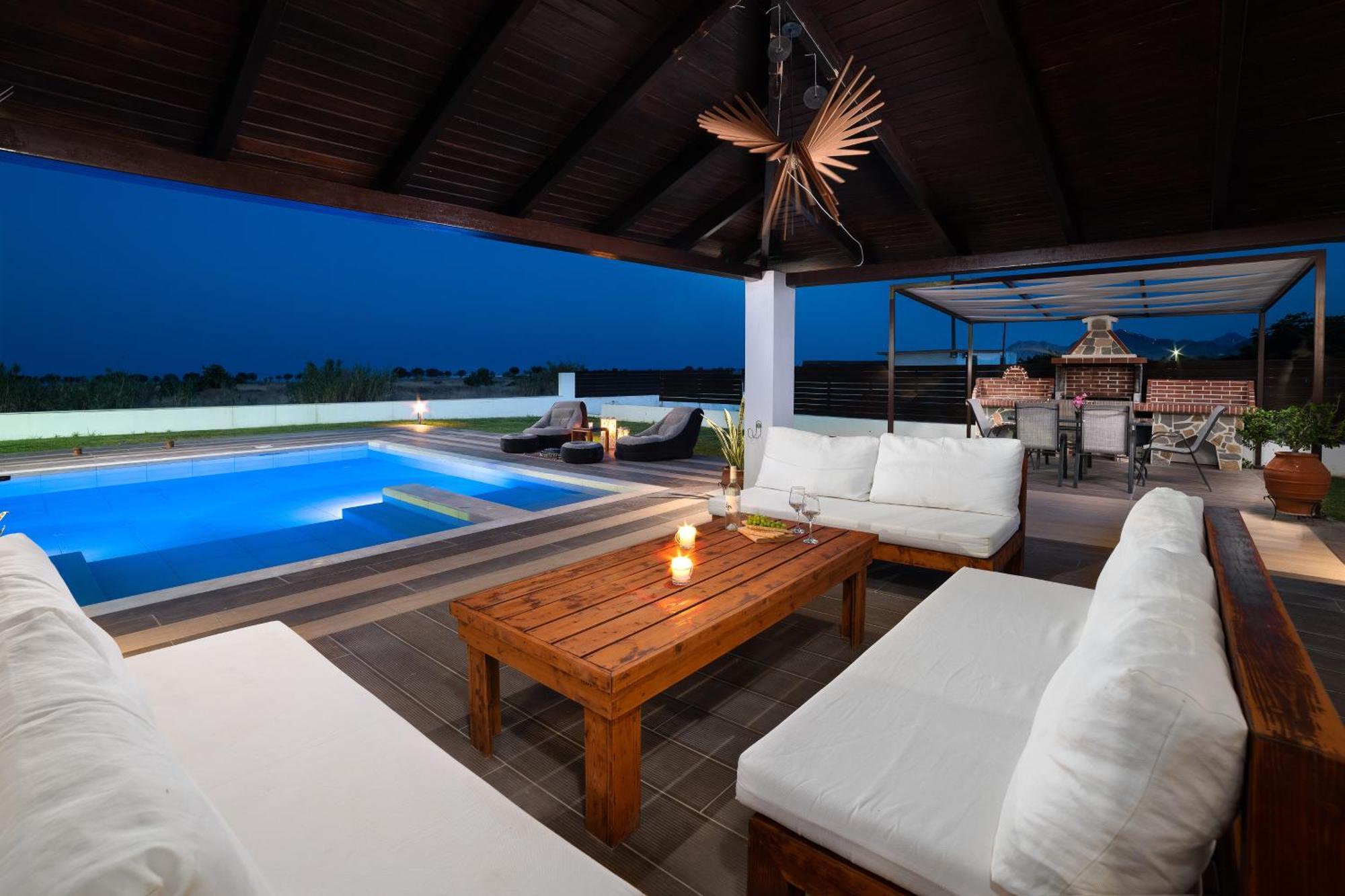 Elysian Villa Afantou Bagian luar foto