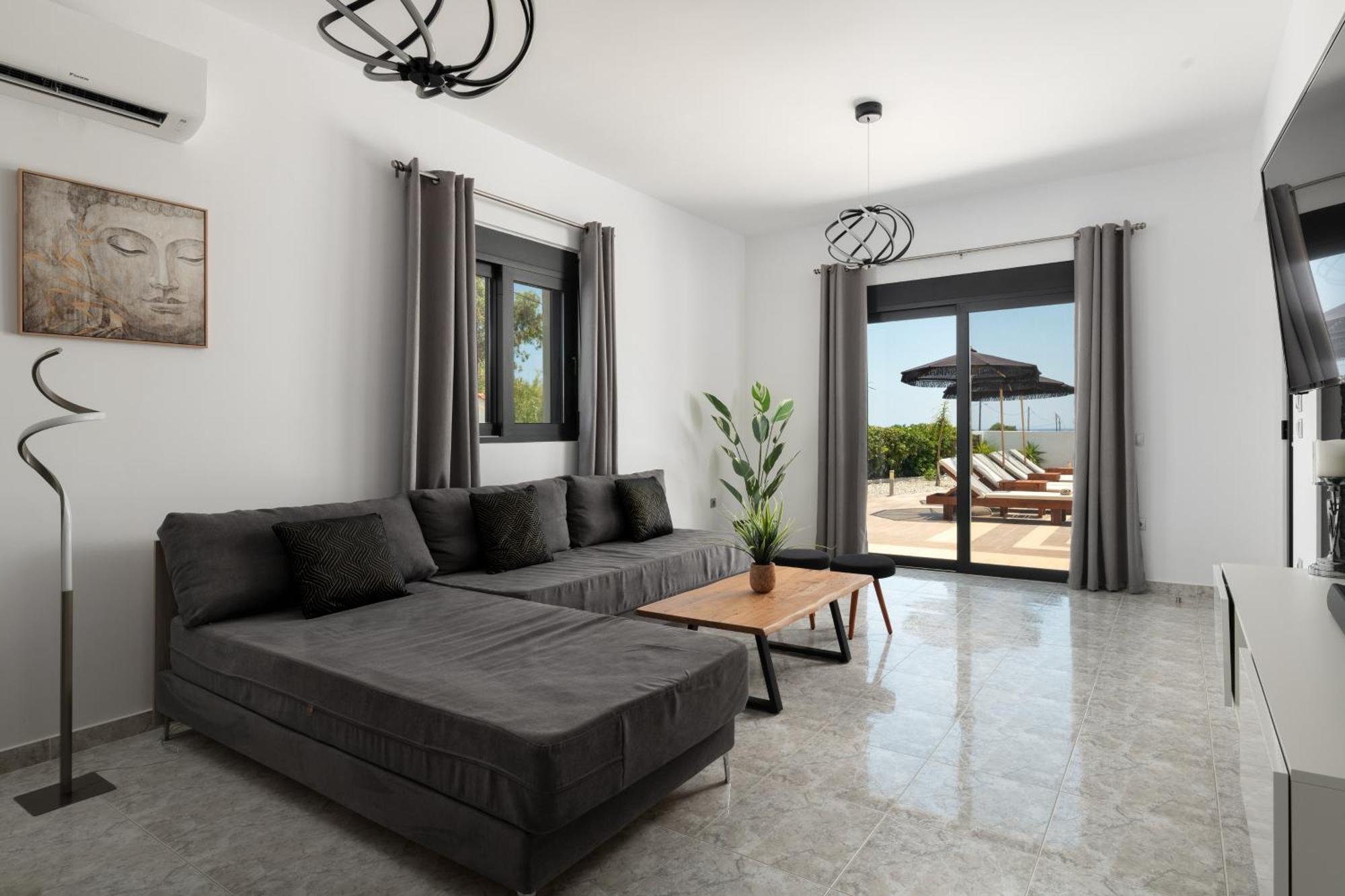 Elysian Villa Afantou Bagian luar foto