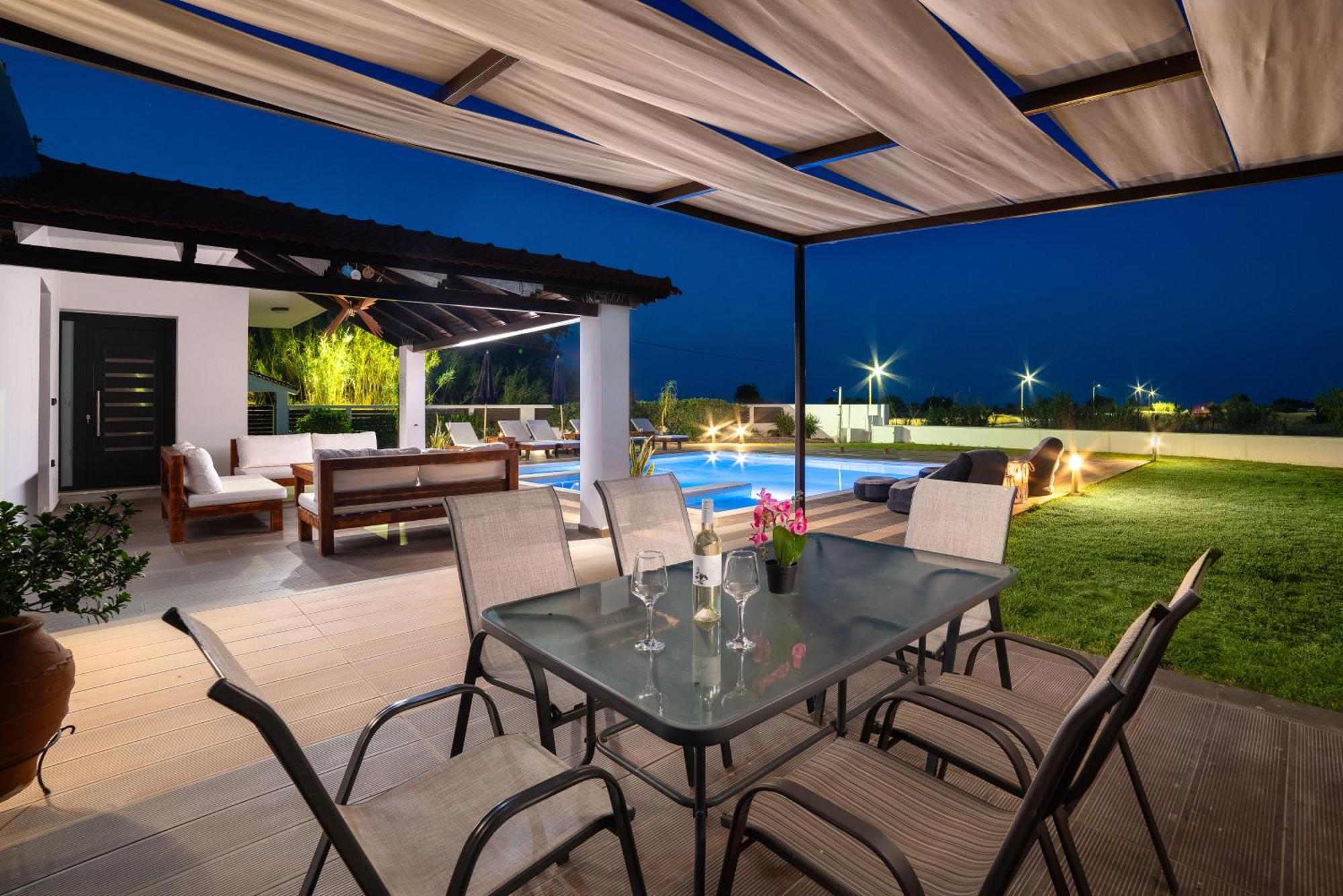 Elysian Villa Afantou Bagian luar foto